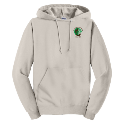 First Baptist Church of Mayville Cotton Hooded Sweatshirt- EMBROIDERED – Sandstone product image