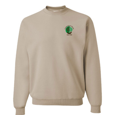 First Baptist Church of Mayville Cotton Crew Sweatshirt – EMBROIDERED – Sandstone product image