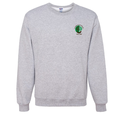 First Baptist Church of Mayville Cotton Crew Sweatshirt – EMBROIDERED – Ash product image