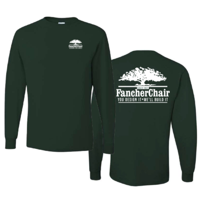 Fancher Chair Company - Cotton Long Sleeve Shirt - Forest Green