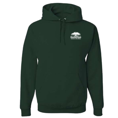 Fancher Chair Company - Cotton Hooded Sweatshirt - Forest Green