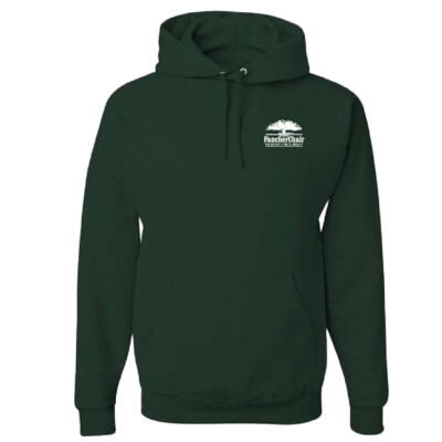 Fancher Chair Company – Cotton Hooded Sweatshirt – Forest Green product image