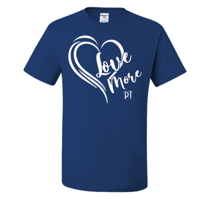 Love More Paula Troutman Fundraiser – Royal- White Print product image