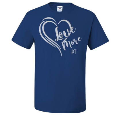 Love More Paula Troutman Fundraiser – Royal- Silver Glitter Print product image
