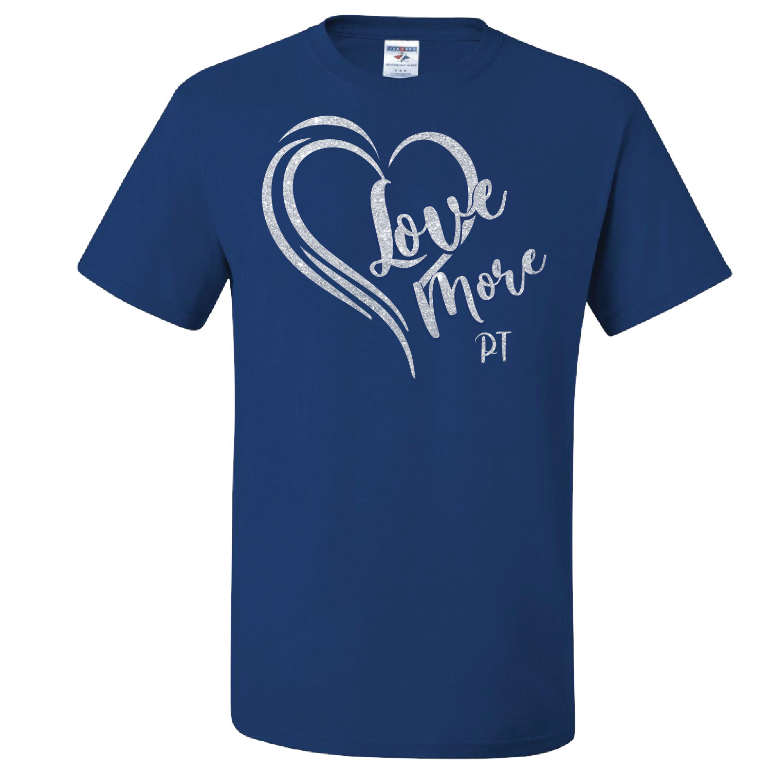 Love More Paula Troutman Fundraiser – Royal- Silver Glitter Print product image