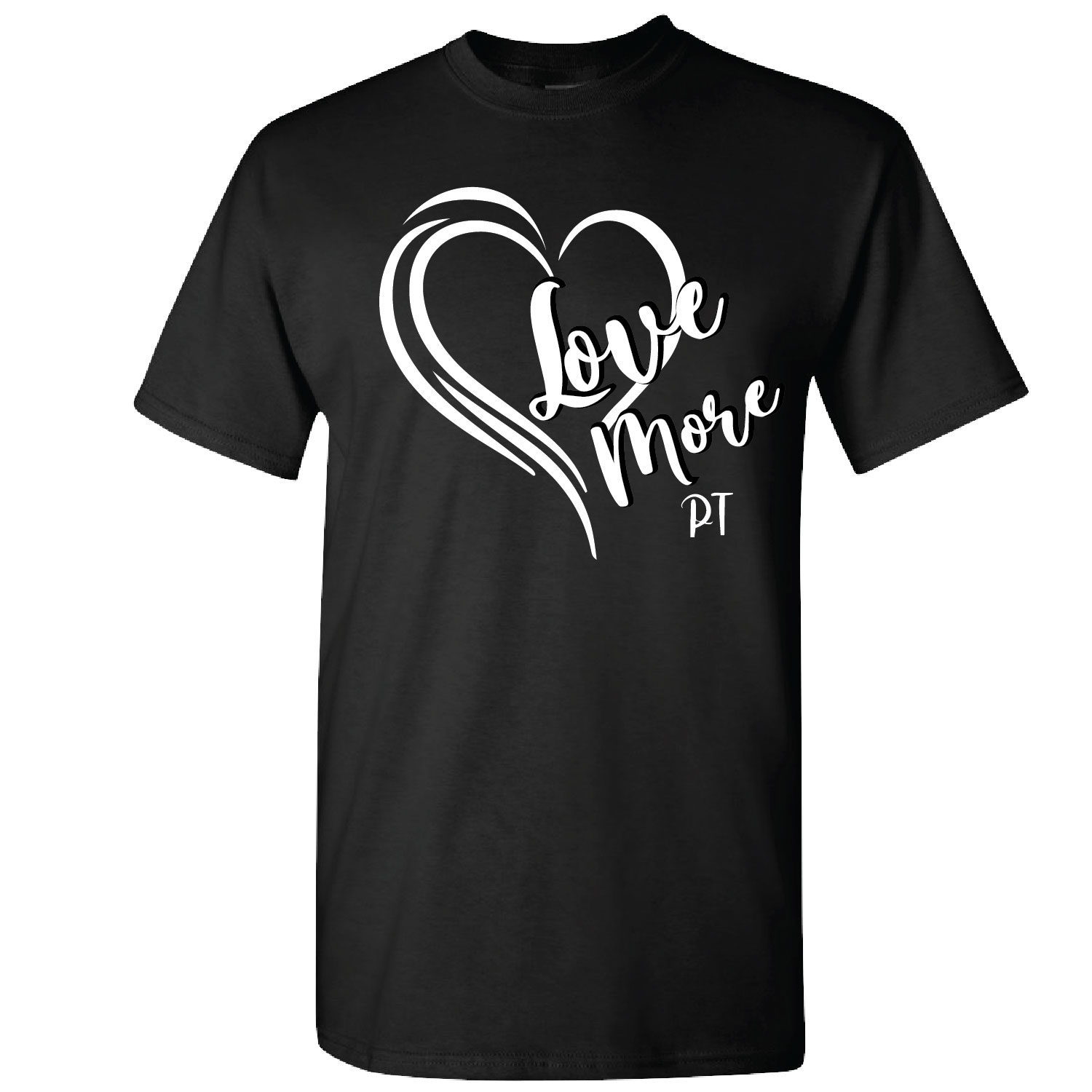 Love More Paula Troutman Fundraiser – Black – White Print product image