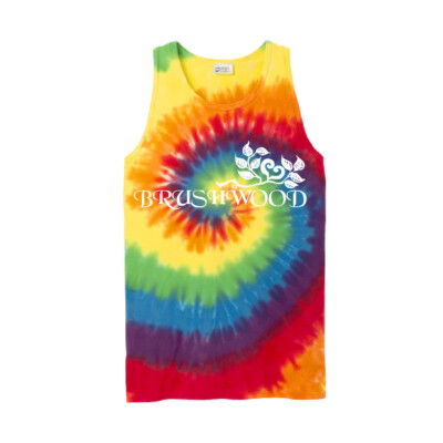 Brushwood – Cotton Tank Top – Rainbow Tie Dye product image