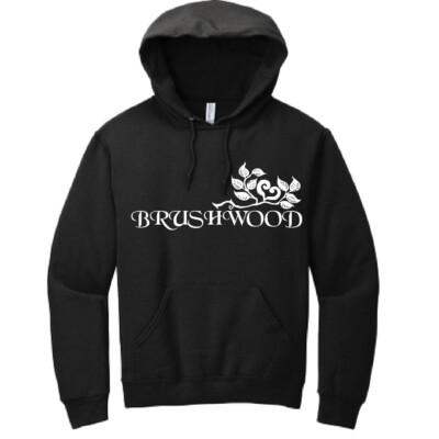 Brushwood – Cotton Hooded SweatShirt – Black product image