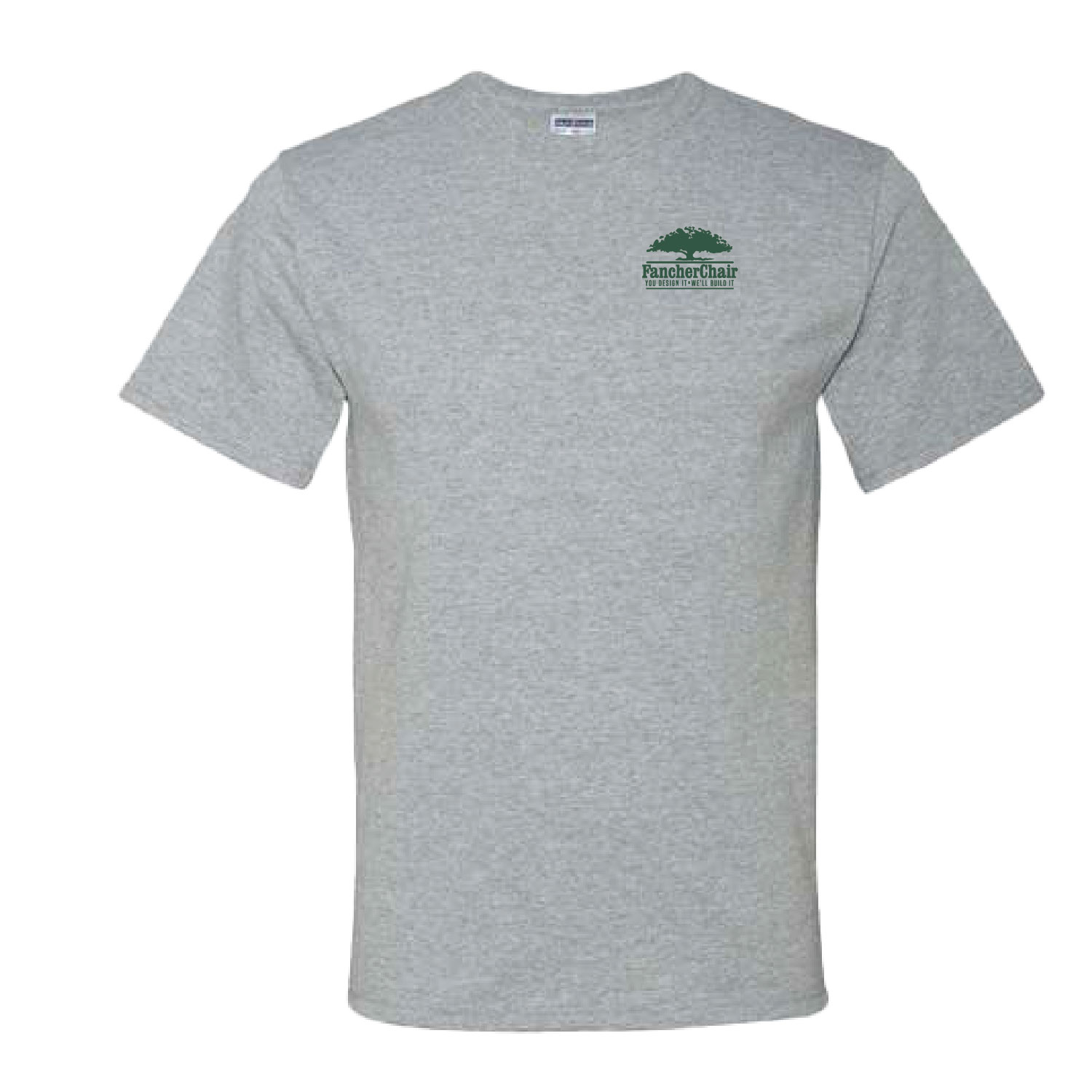 Fancher Chair Company – Cotton Short Sleeve Shirt – Athletic Heather product image