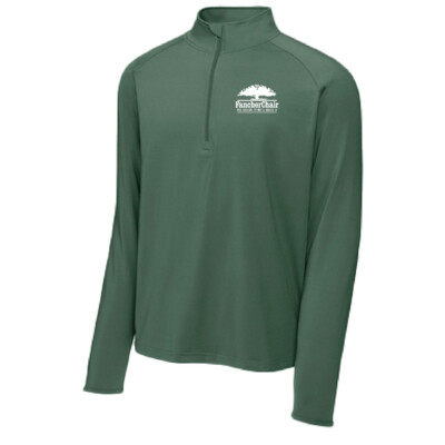 Fancher Chair Company – Men’s Stretch 1/4-Zip Pullover – Forest Green Embroidered product image