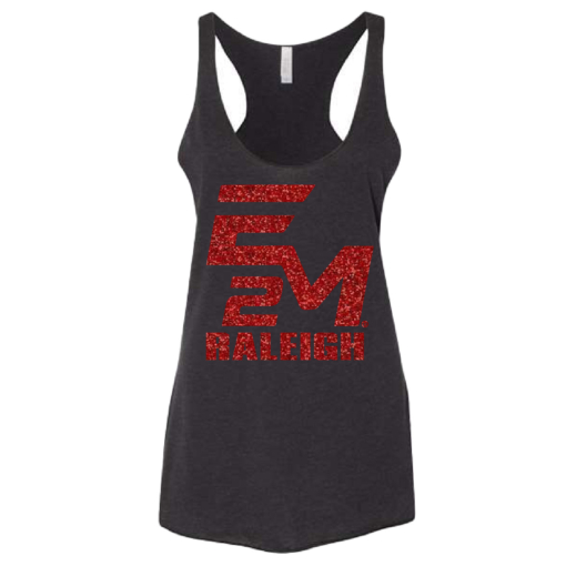 E2M Glitter Sale: Women's Ideal Racerback Tank - Raleigh - Image 2