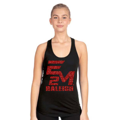 E2M Glitter Sale: Women’s Ideal Racerback Tank – Raleigh product image