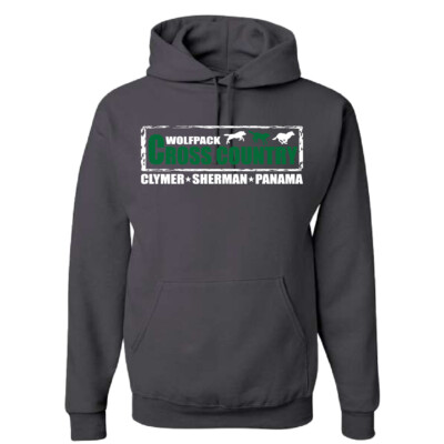 CSP Cross Country – Cotton Hooded Sweatshirt – Charcoal product image