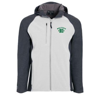 CSP Cross Country – Raider Hooded Soft Shell Jacket – White/Carbon product image