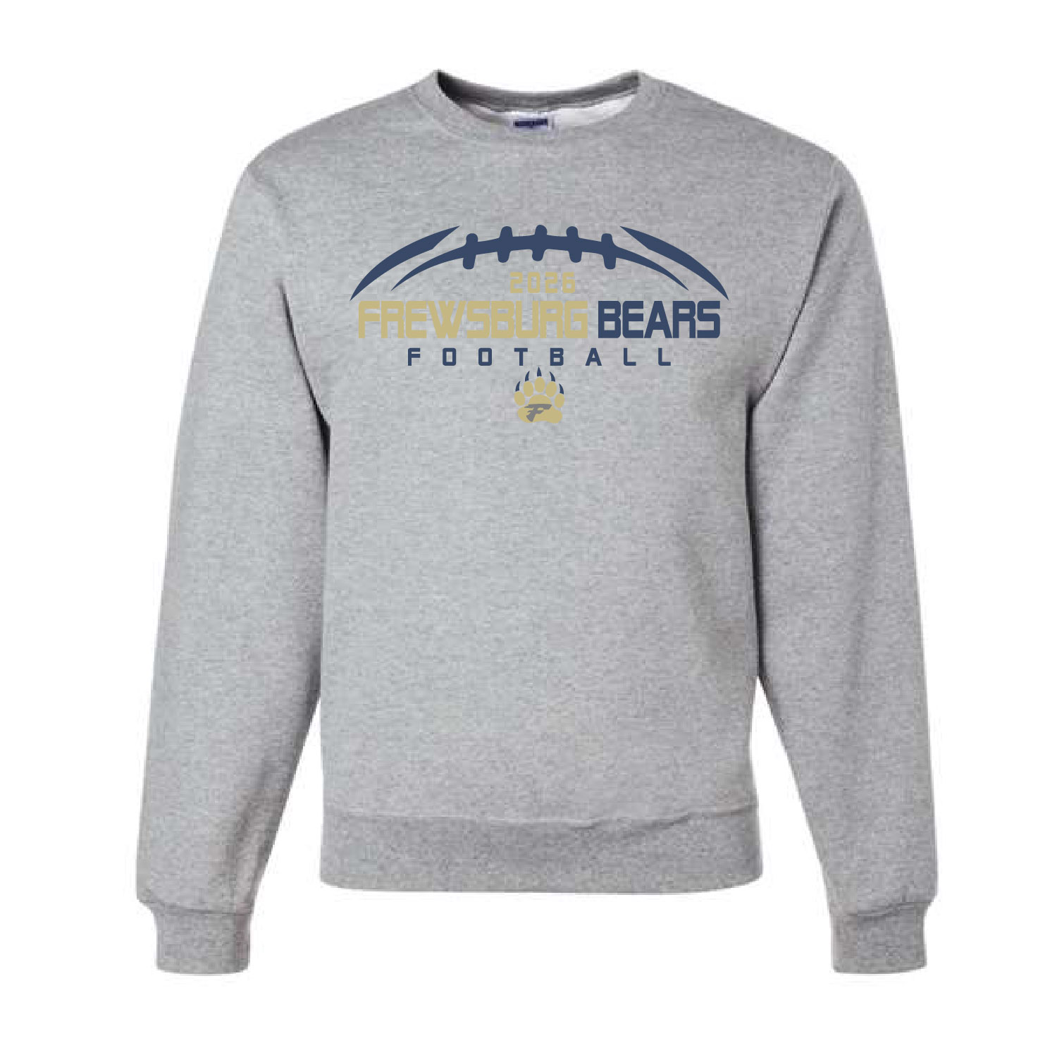 Frewsburg Football- Athletic Heather Cotton Crew product image
