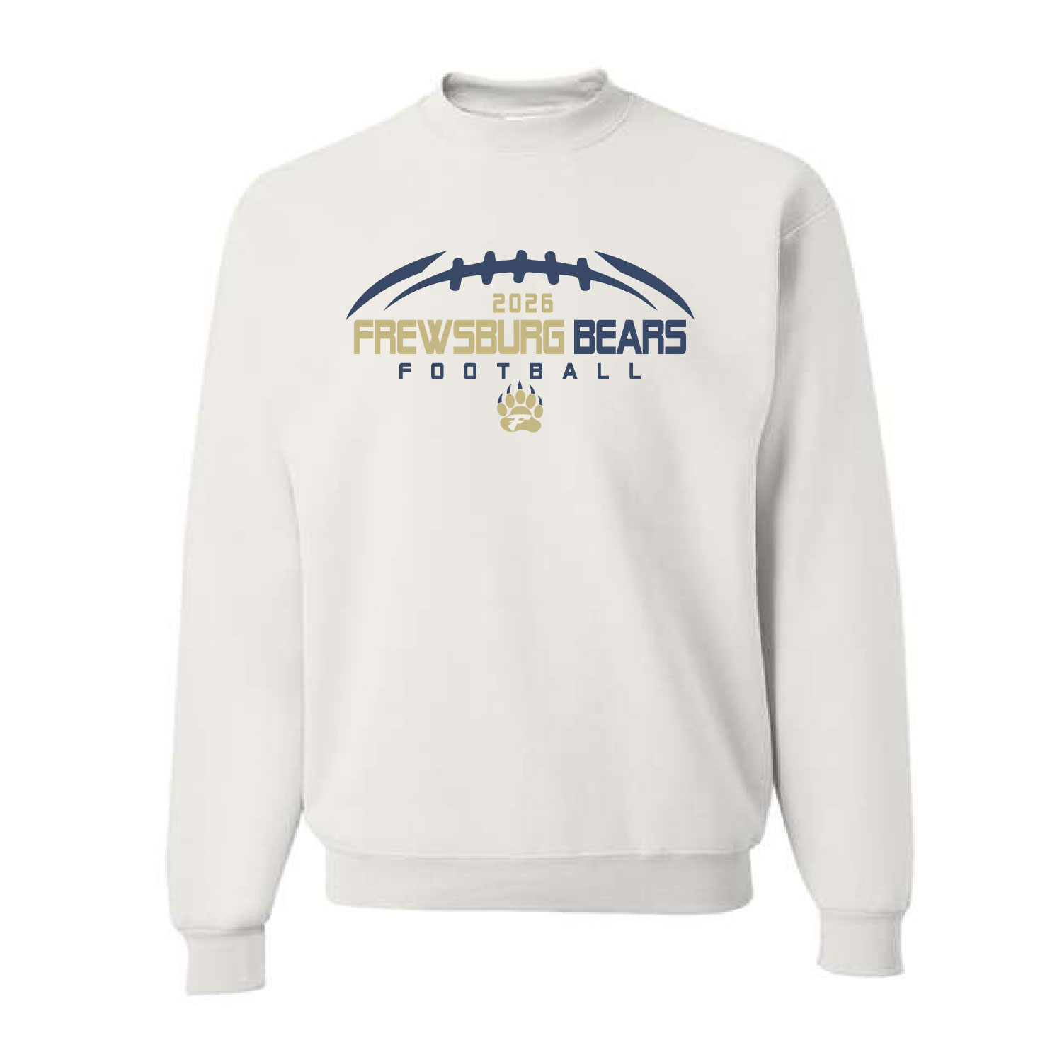 Frewsburg Football- White Cotton Crew product image