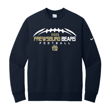 Frewsburg Football – Nike Club Fleece Crew – Midnight Navy product image