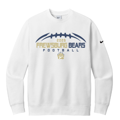 Frewsburg Football – Nike Club Fleece Crew – White product image