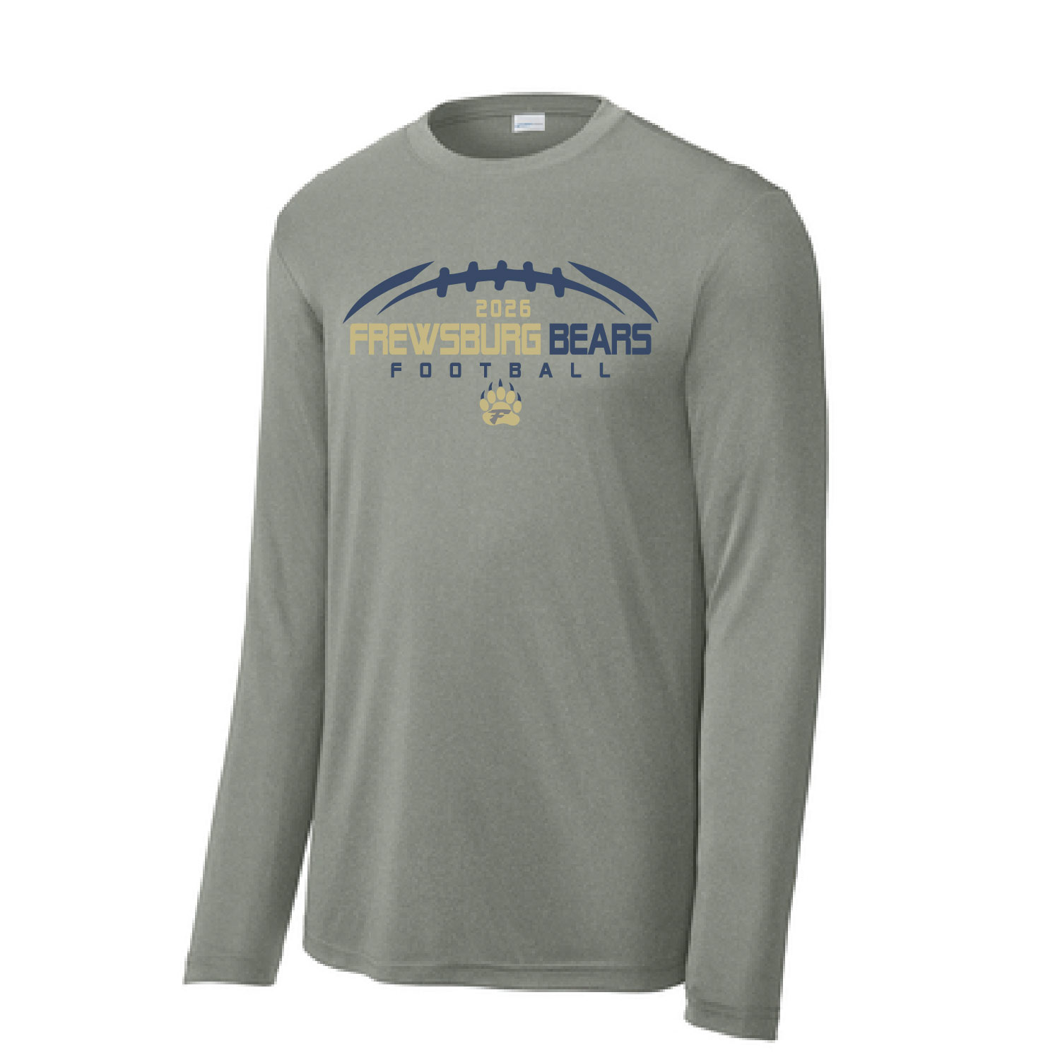 Frewsburg Football- Gray Poly Long Sleeve product image