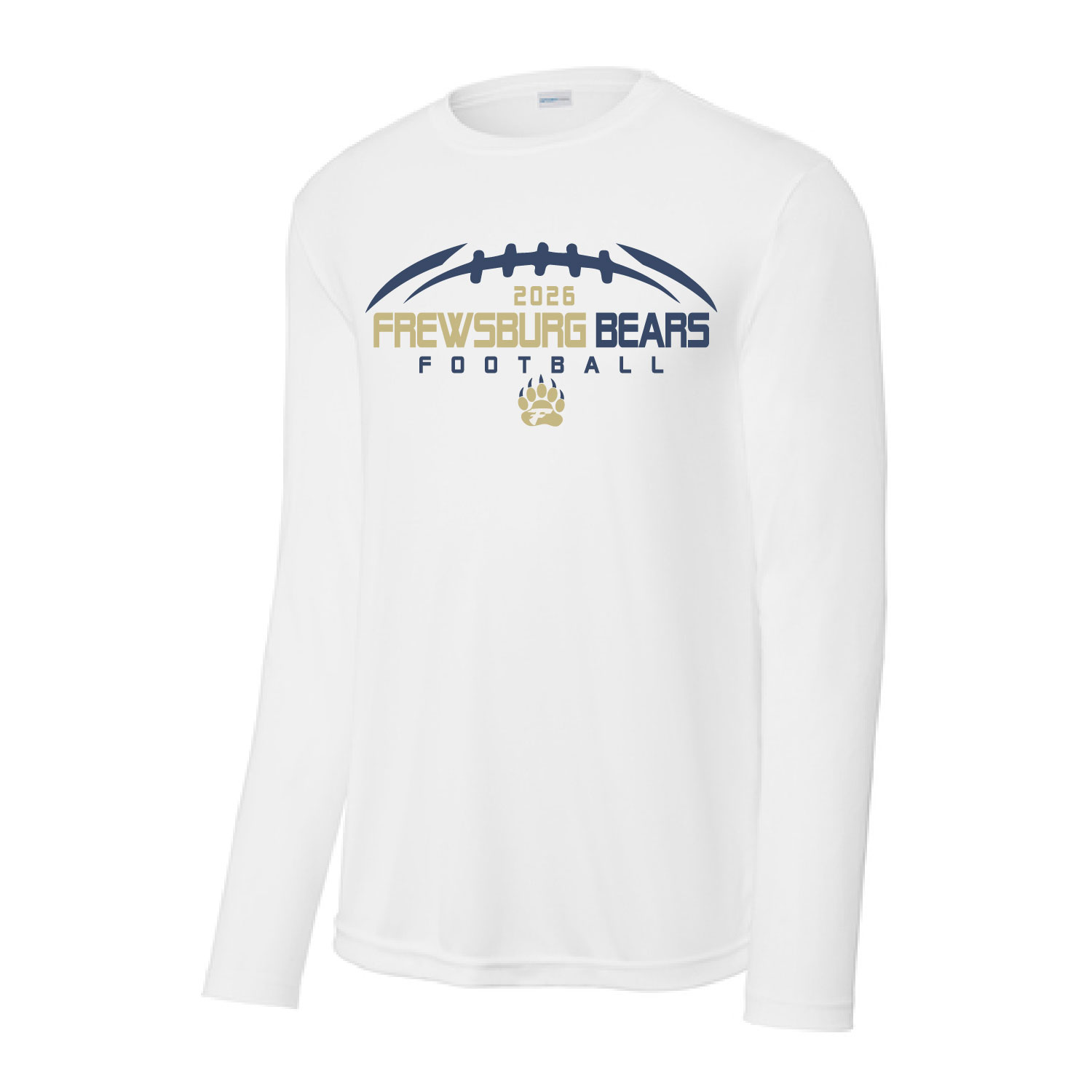 Frewsburg Football- White Poly Long Sleeve product image