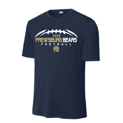 Frewsburg Football- Navy Poly Short Sleeve T-Shirt product image