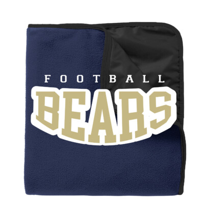 Frewsburg Football -Fleece & Poly Travel Blanket – Embroidered product image