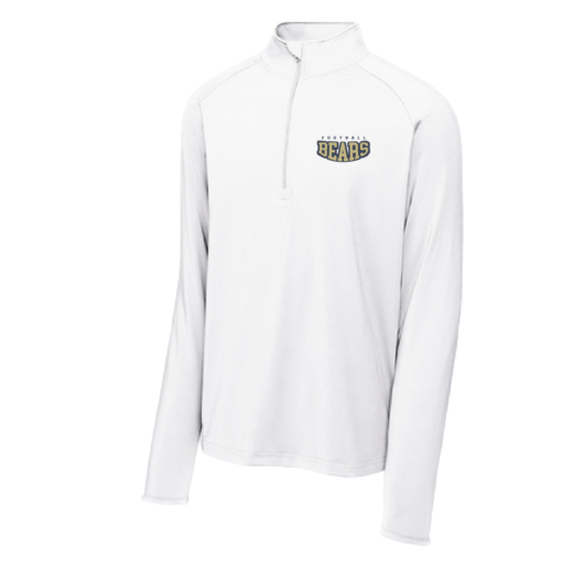 Frewsburg Football - White Quarterzip- Embroidered
