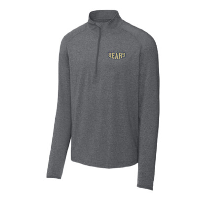 Frewsburg Football – Charcoal Gray Heather Quarterzip- Embroidered product image