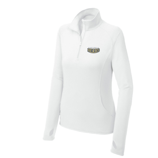 Frewsburg Football - Ladies White Quarterzip- Embroidered