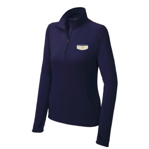 Frewsburg Football - Ladies True Navy Quarterzip- Embroidered