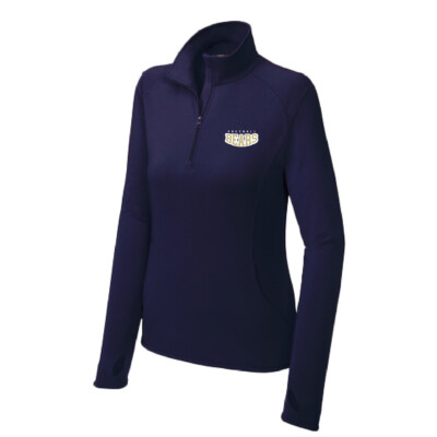Frewsburg Football – Ladies True Navy Quarterzip- Embroidered product image