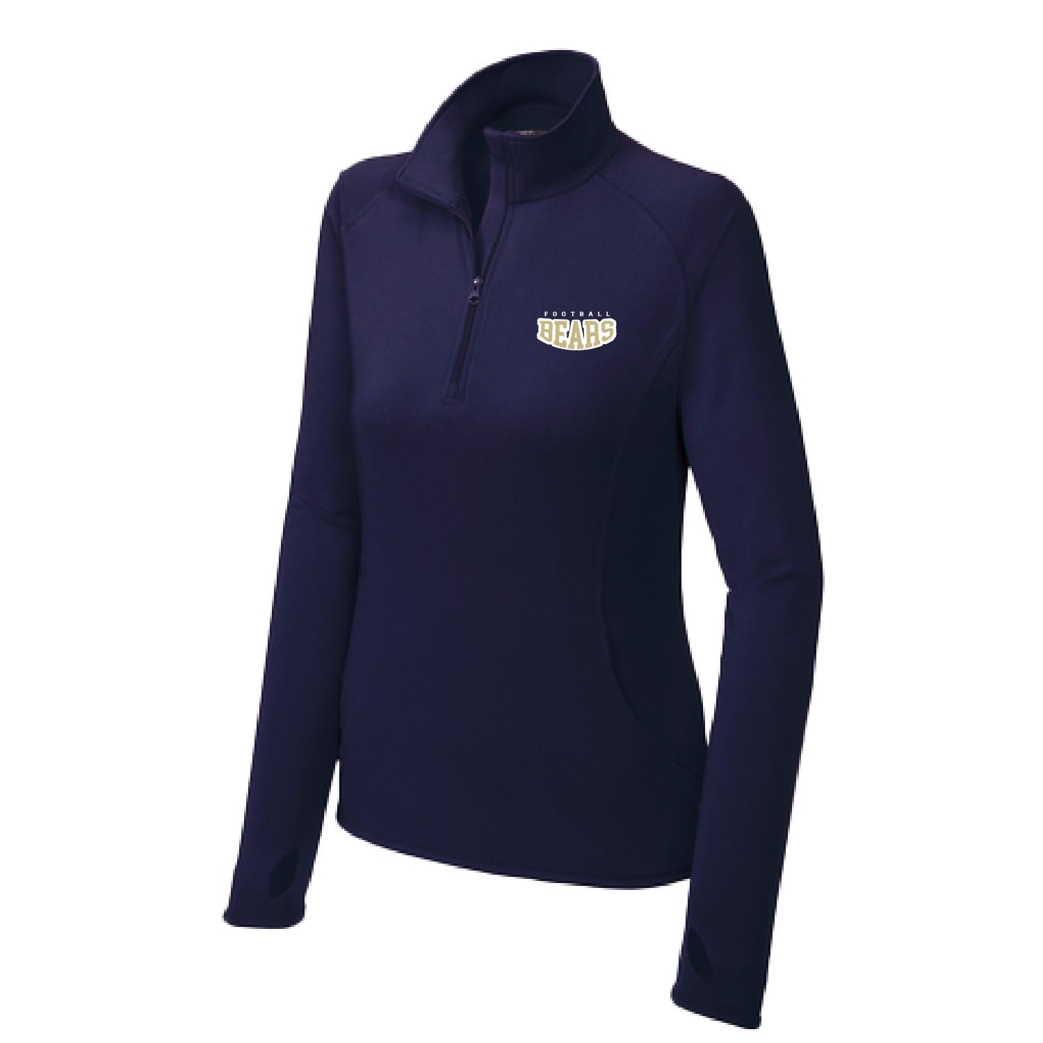 Frewsburg Football – Ladies True Navy Quarterzip- Embroidered product image