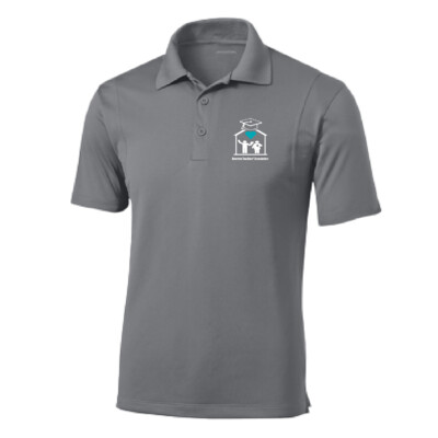 Brocton Teachers’ Association – Micro pique Sport Wick Polo- Grey Concrete – Embroidered product image