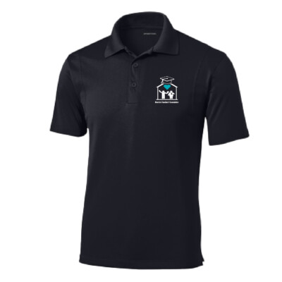 Brocton Teachers’ Association – Micro pique Sport Wick Polo- Black – Embroidered product image