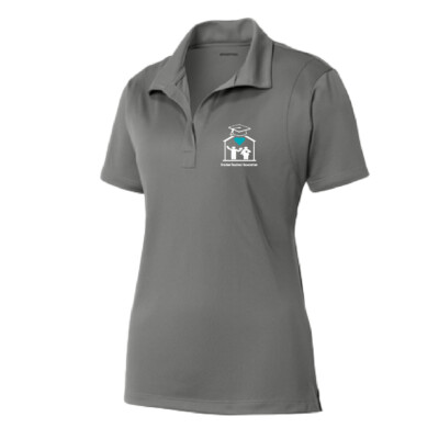 Brocton Teachers’ Association – LADIES Micro pique Sport Wick Polo- Grey Concrete – Embroidered product image