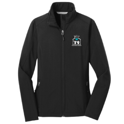 Brocton Teachers’ Association – Women’s Core Soft Shell Jacket – Black – Embroidered product image