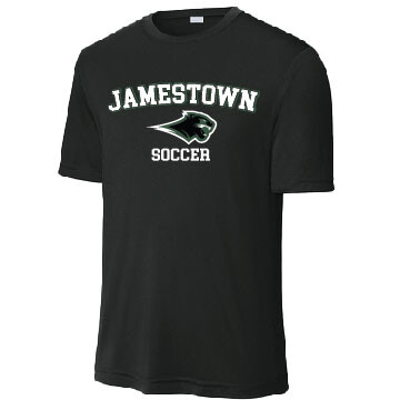 Jamestown Girls Soccer – Poly Short Sleeve Shirt – Black product image