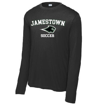 Jamestown Girls Soccer – Poly Long Sleeve Shirt – Black product image