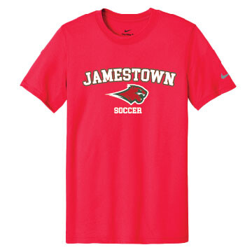 Jamestown Girls Soccer – Nike DriFit Short Sleeve Shirt – Red product image