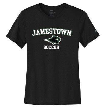 Jamestown Girls Soccer – Ladies Nike DriFit Short Sleeve Shirt – Black product image