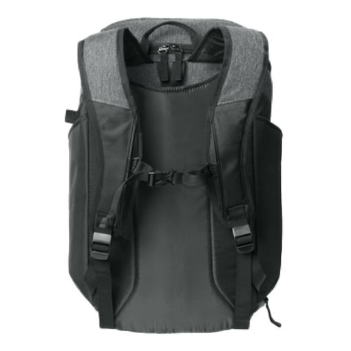 E2M - Rec Backpack- Gray- Embroidered Logo - Image 3
