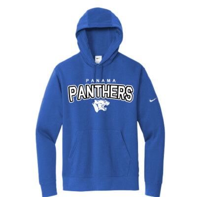 Panama Sports Boosters – Ladies Nike Club Fleece Sleeve Swoosh Pullover Hoodie – Royal product image