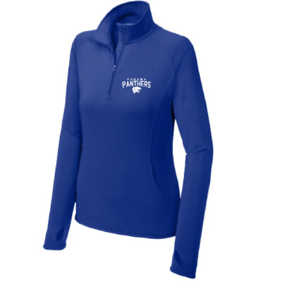 Panama Sports Boosters – Ladies Quarter zip Pullover- Royal – EMB product image