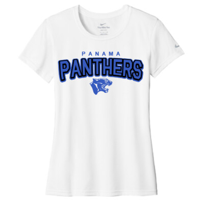Panama Sports Boosters – Nike Swoosh Poly Short Sleeve Shirt Ladies – White product image