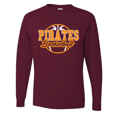 Clymer Basketball - Cotton Long Sleeve Shirt