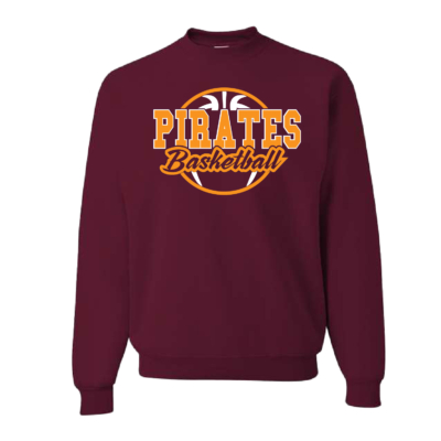 Clymer Basketball - Cotton Crewneck Sweatshirt