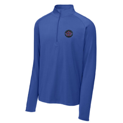 Jamestown Police Dept. – Stretch Poly 1/4-Zip Pullover – True Royal product image