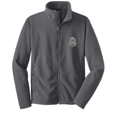 Jamestown Police Dept. – Unisex Fleece Jacket – Iron Gray product image
