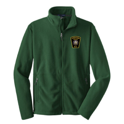 Jamestown Police Dept. – Unisex Fleece Jacket – Forest Green product image