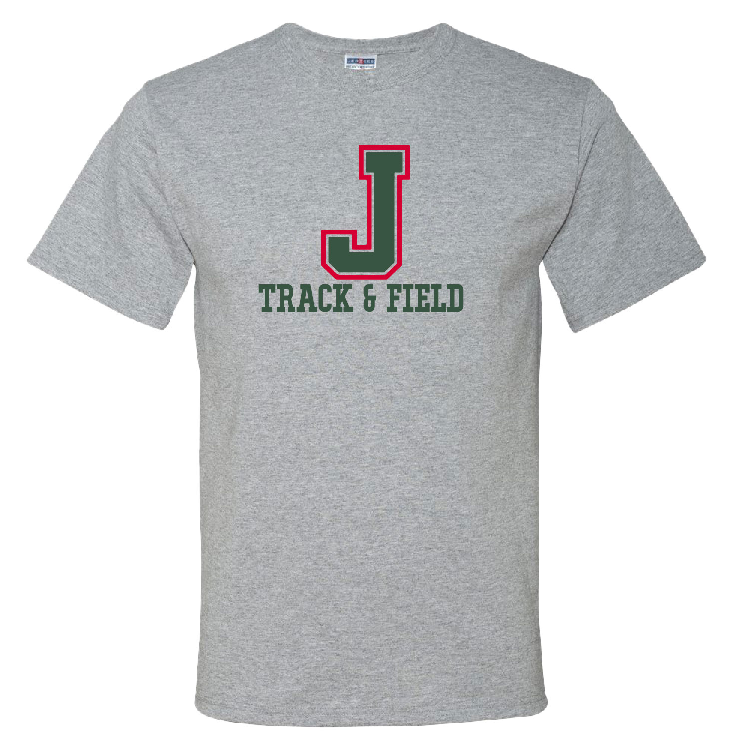 Jamestown Track – Cotton Short Sleeve Shirt – Athletic Heather product image